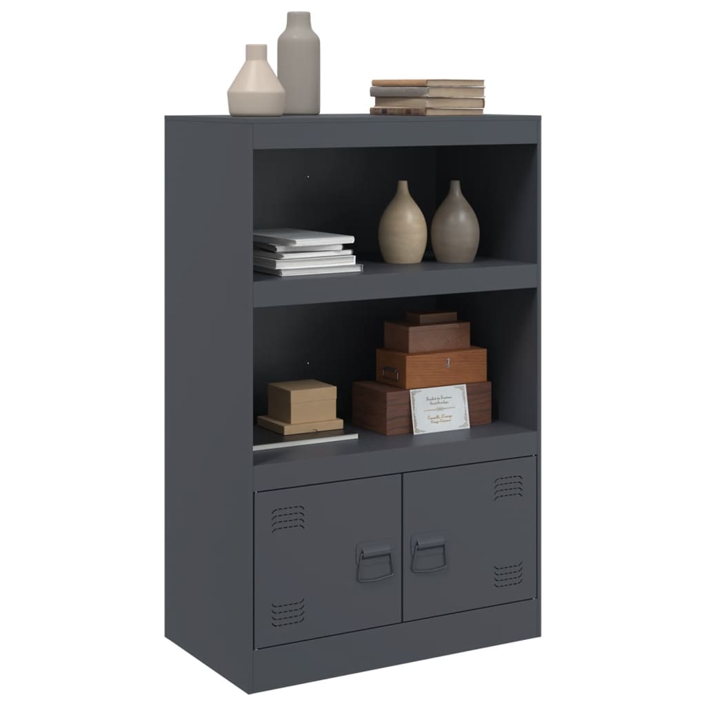 vidaXL Sideboard Anthracite 67x39x107 cm Steel