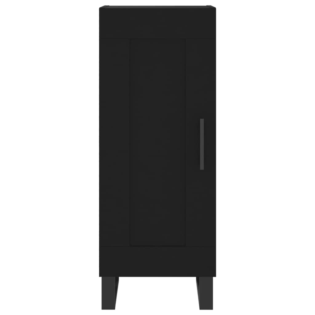 vidaXL Sideboard Black 34.5x34x90 cm Engineered Wood