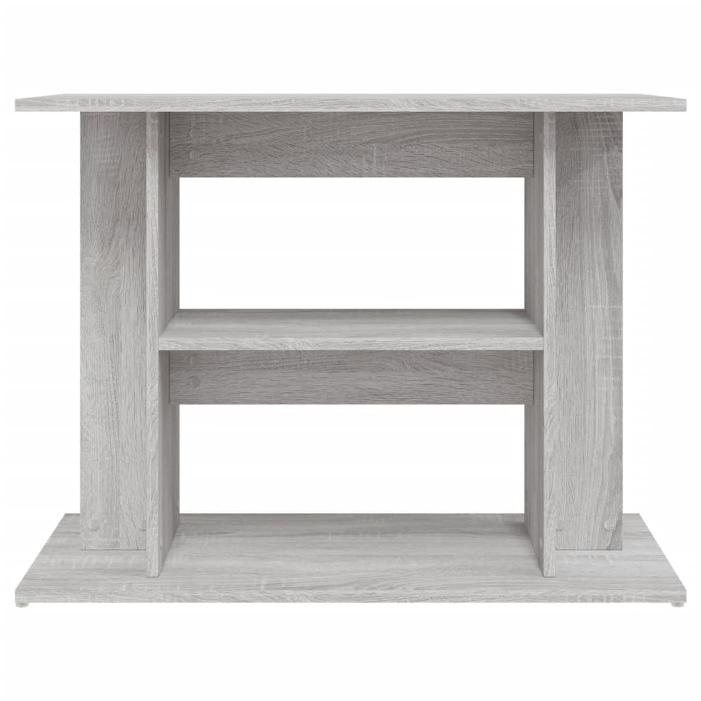 vidaXL Aquarium Stand Grey Sonoma 80x35x60 cm Engineered Wood