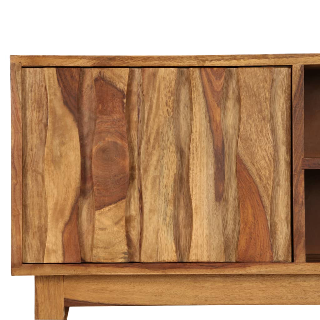 vidaXL TV Cabinet Solid Sheesham Wood 118x30x40 cm