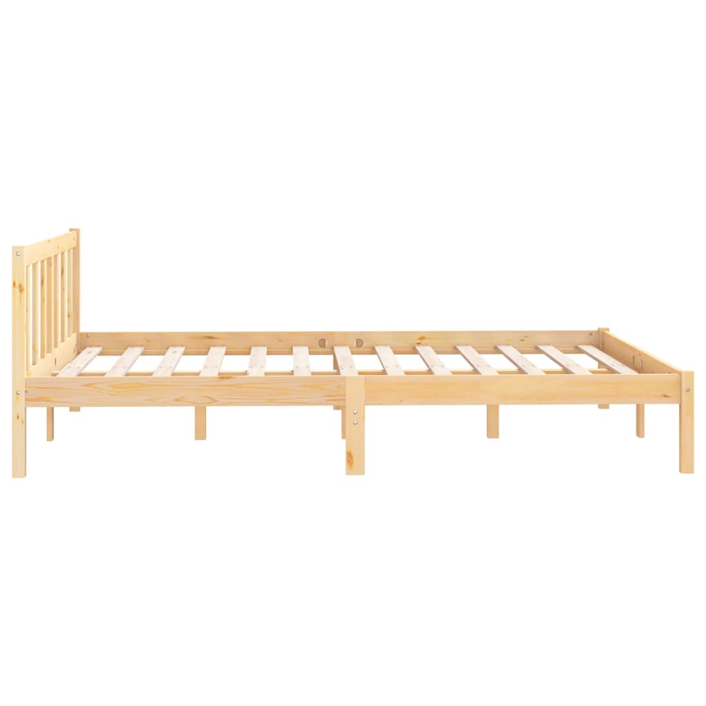 vidaXL Bed Frame without Mattress Solid Wood Small Double