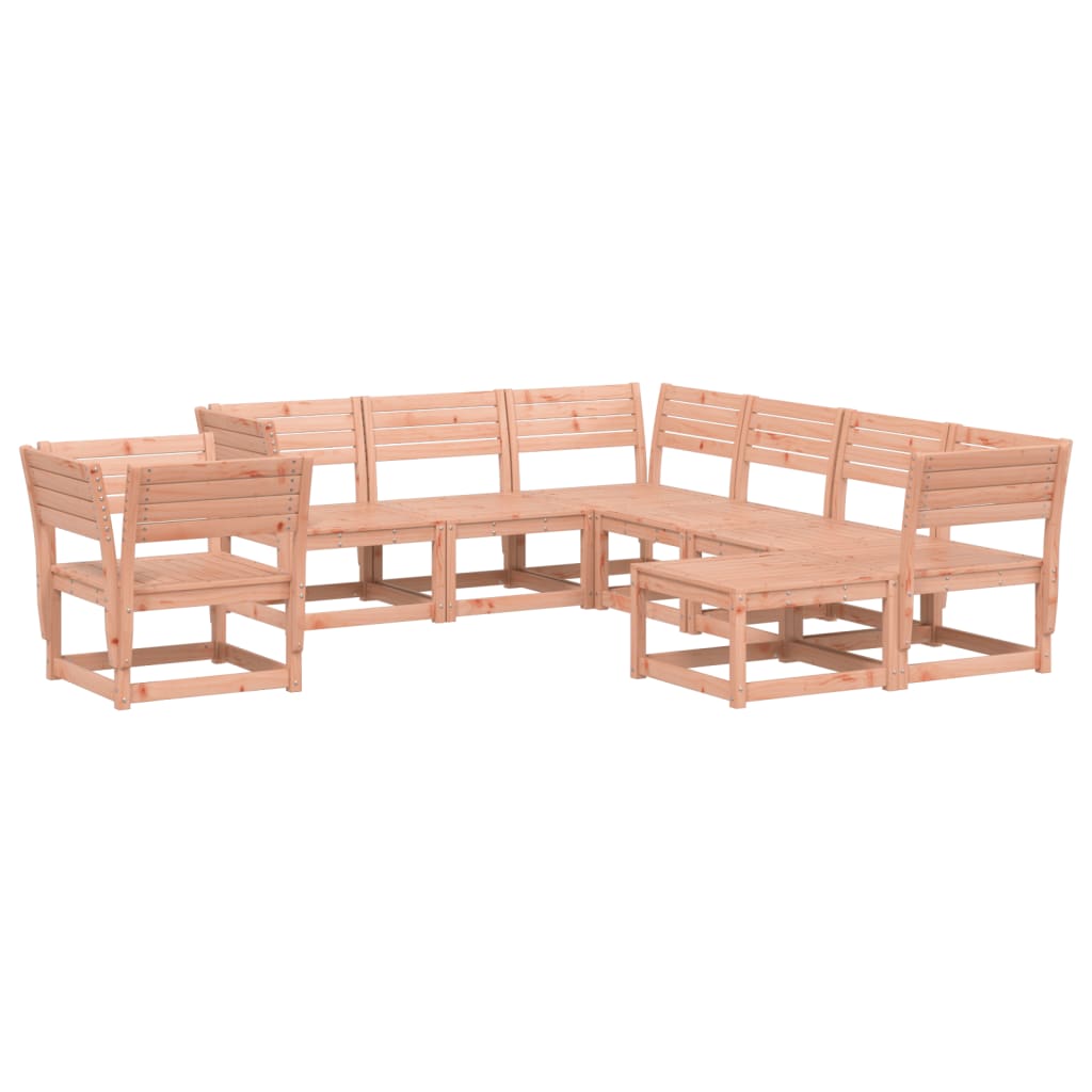 vidaXL 8 Piece Garden Lounge Set Solid Wood Douglas