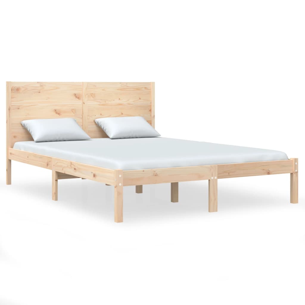 vidaXL Bed Frame without Mattress 160x200 cm Solid Wood Pine