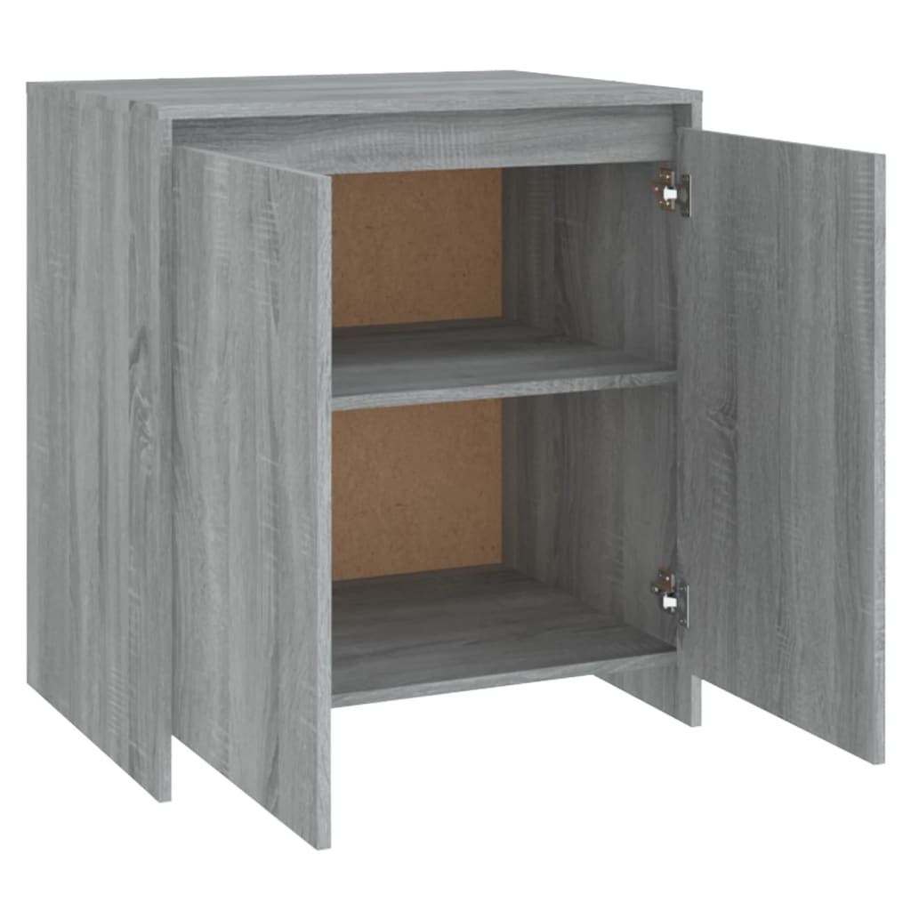 vidaXL Sideboard Grey Sonoma 70x41x75 cm Engineered Wood