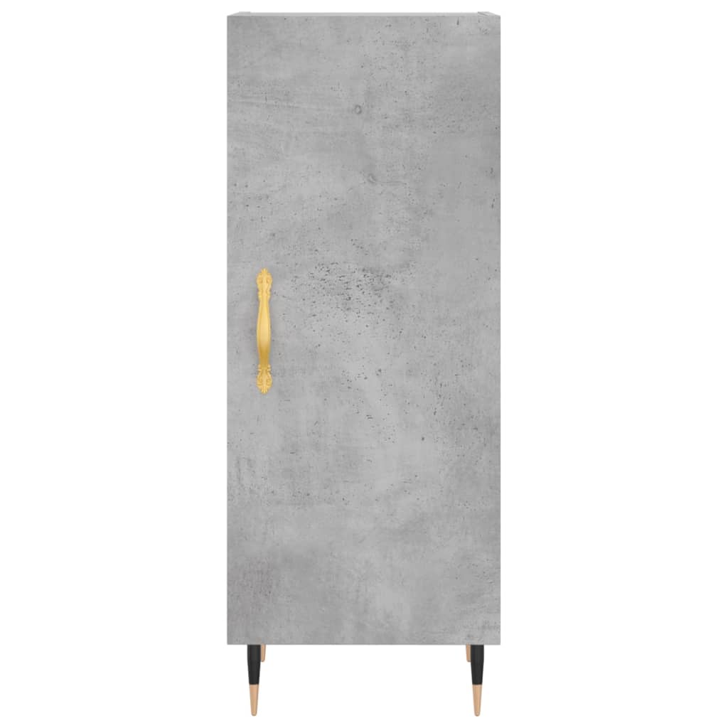 vidaXL Sideboard Concrete Grey 34.5x34x90 cm Engineered Wood