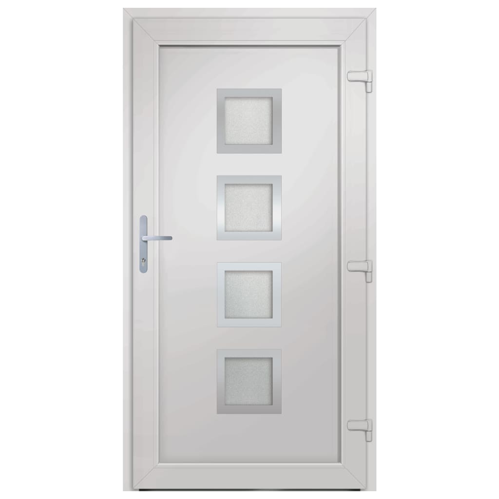 vidaXL Front Door Anthracite 108x200 cm PVC