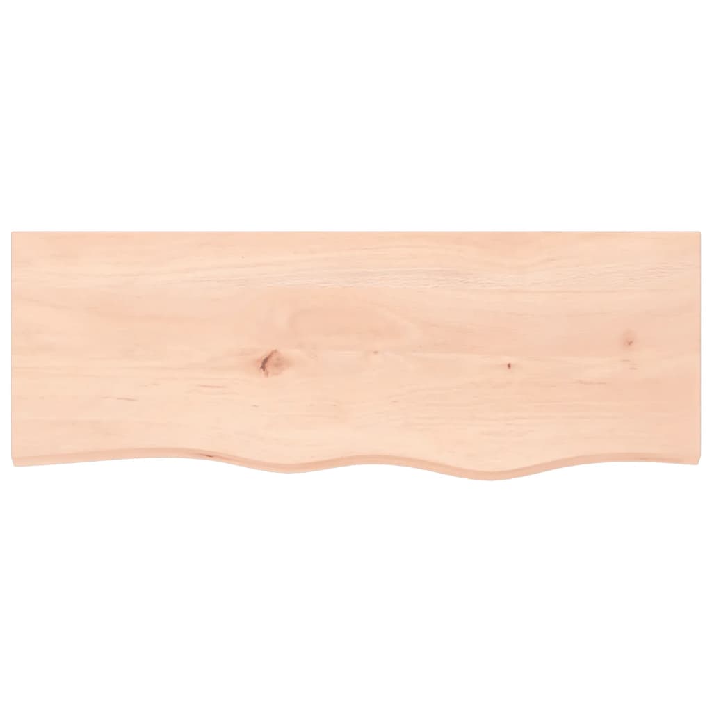 vidaXL Bathroom Countertop 80x30x(2-6) cm Untreated Solid Wood