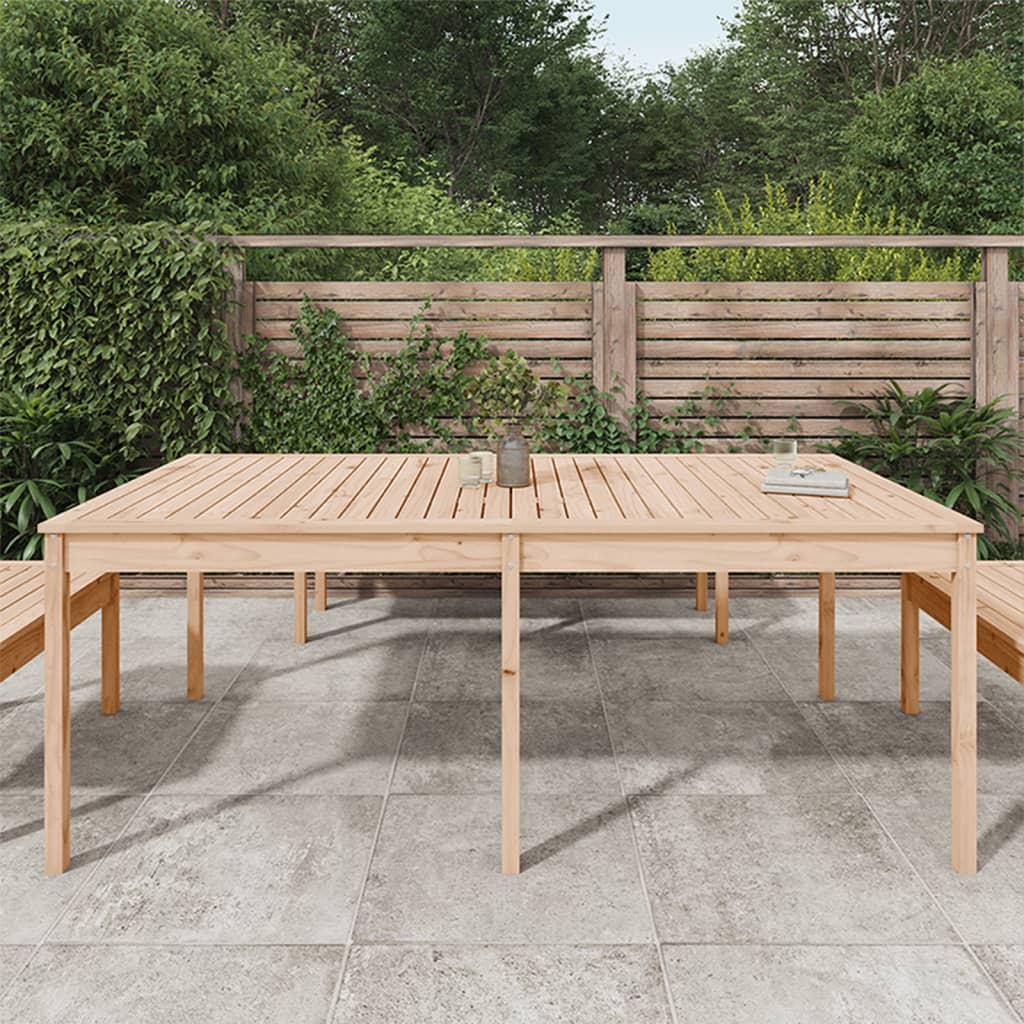 vidaXL Garden Table 203.5x100x76 cm Solid Wood Pine