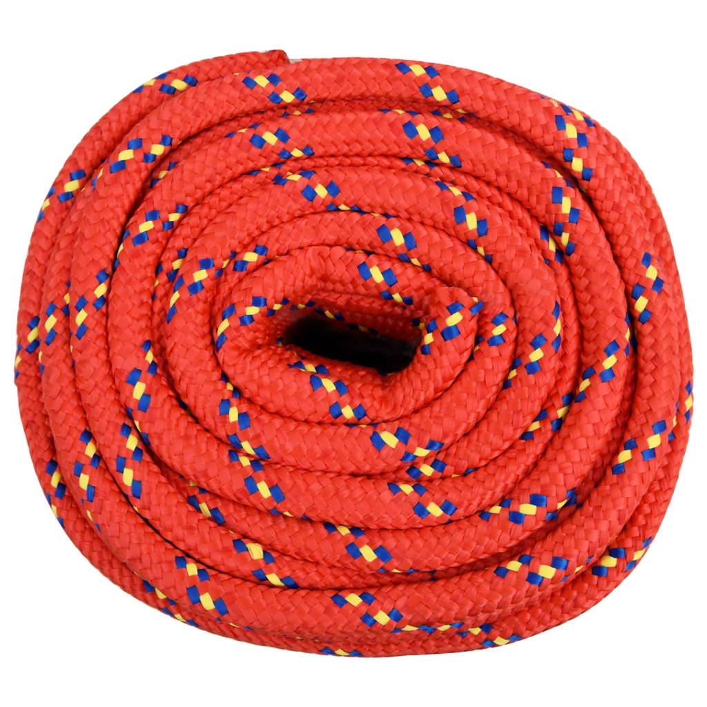 vidaXL Boat Rope Red 18 mm 25 m Polypropylene