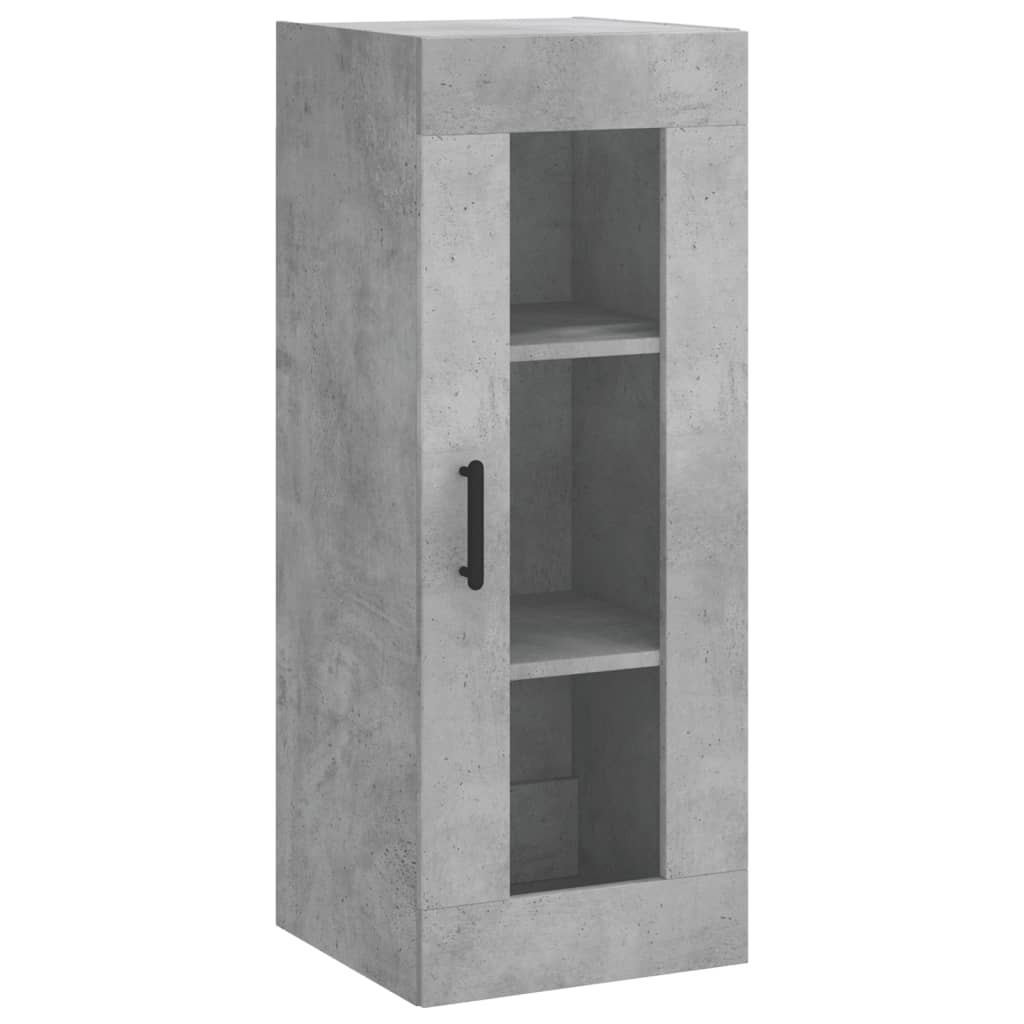 vidaXL Highboard Concrete Grey 34.5x34x180 cm Engineered Wood