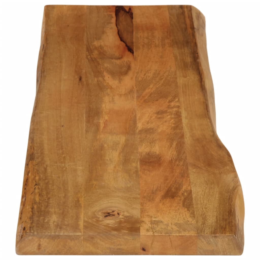 vidaXL Table Top 180x40x3.8 cm Live Edge Solid Wood Mango