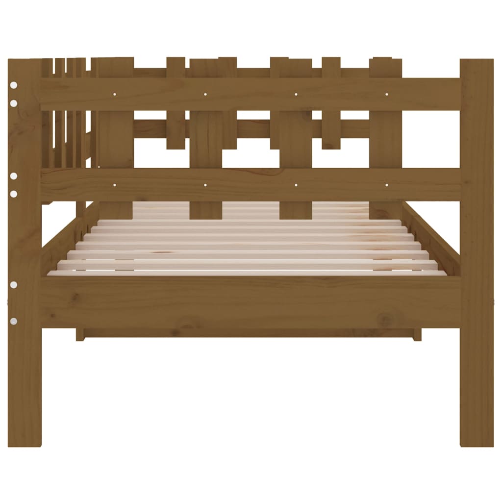 vidaXL Day Bed without Mattress Honey Brown 80x200 cm Solid Wood Pine