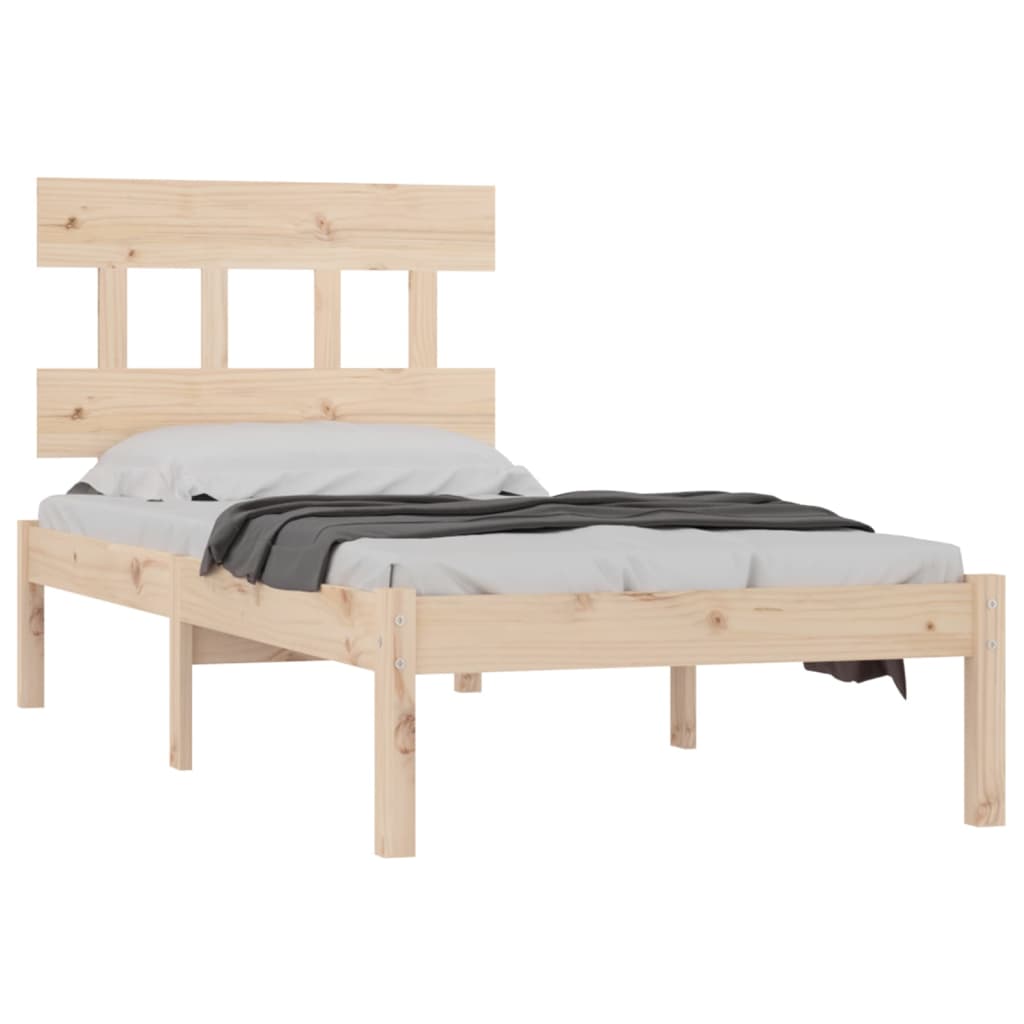 vidaXL Bed Frame without Mattress 100x200 cm Solid Wood