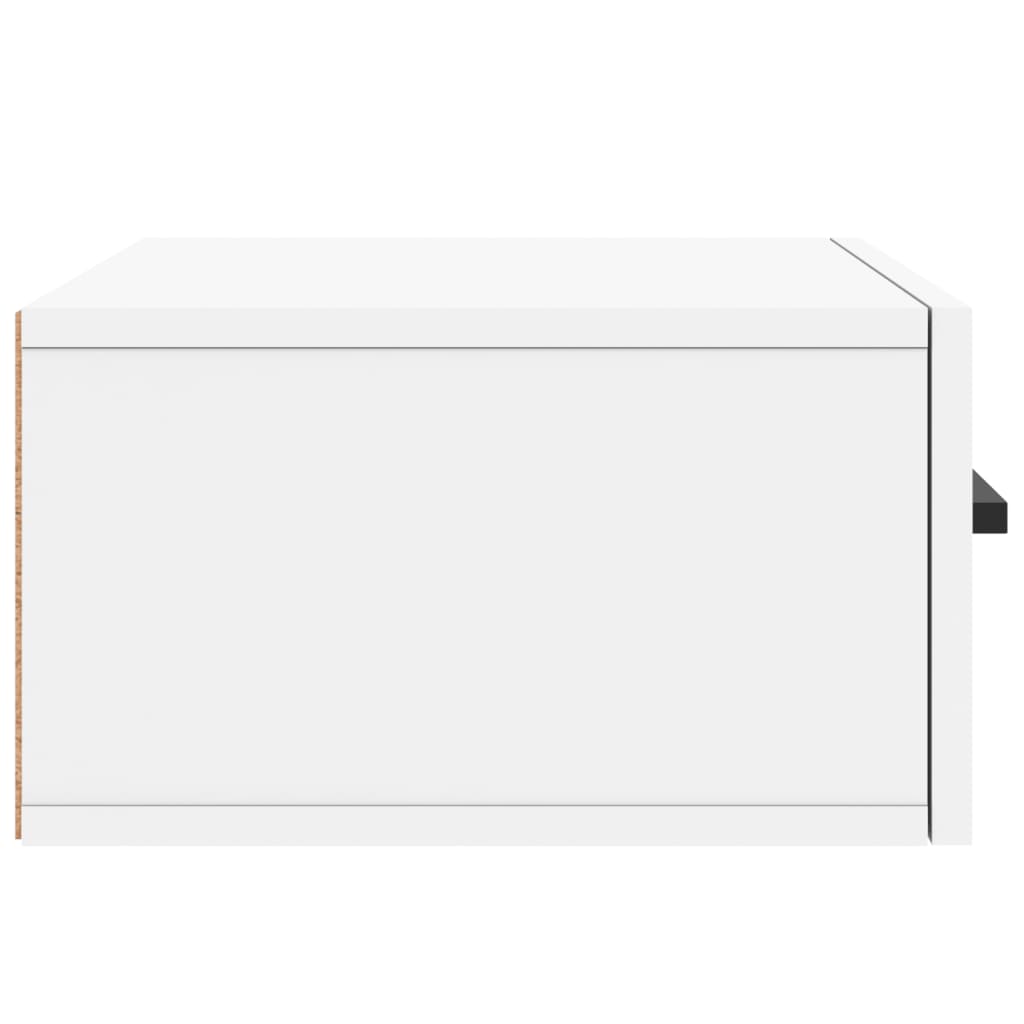 vidaXL Wall-mounted Bedside Cabinet White 35x35x20 cm