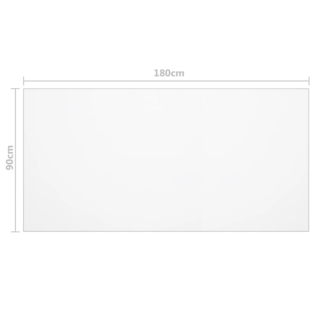 vidaXL Table Protector Matt 180x90 cm 2 mm PVC