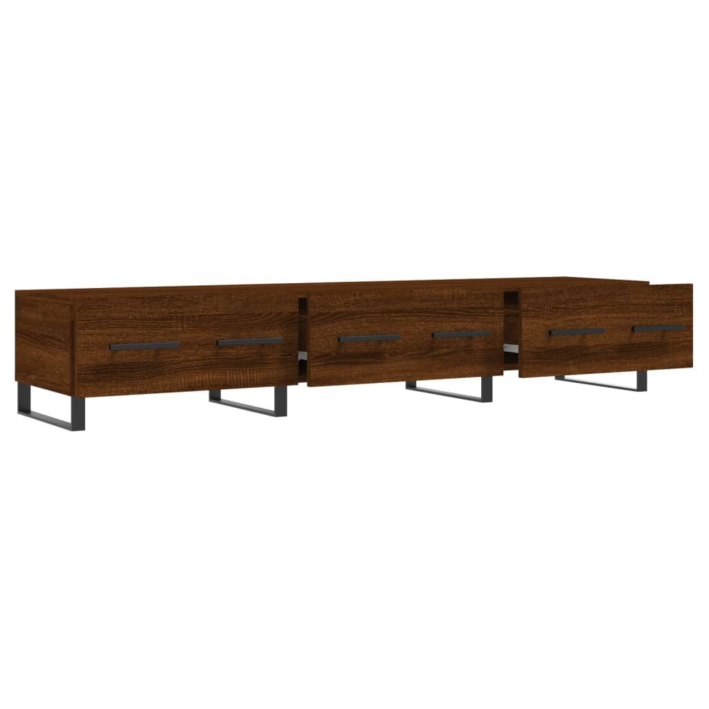 vidaXL TV Cabinet Brown Oak 150x36x30 cm Engineered Wood