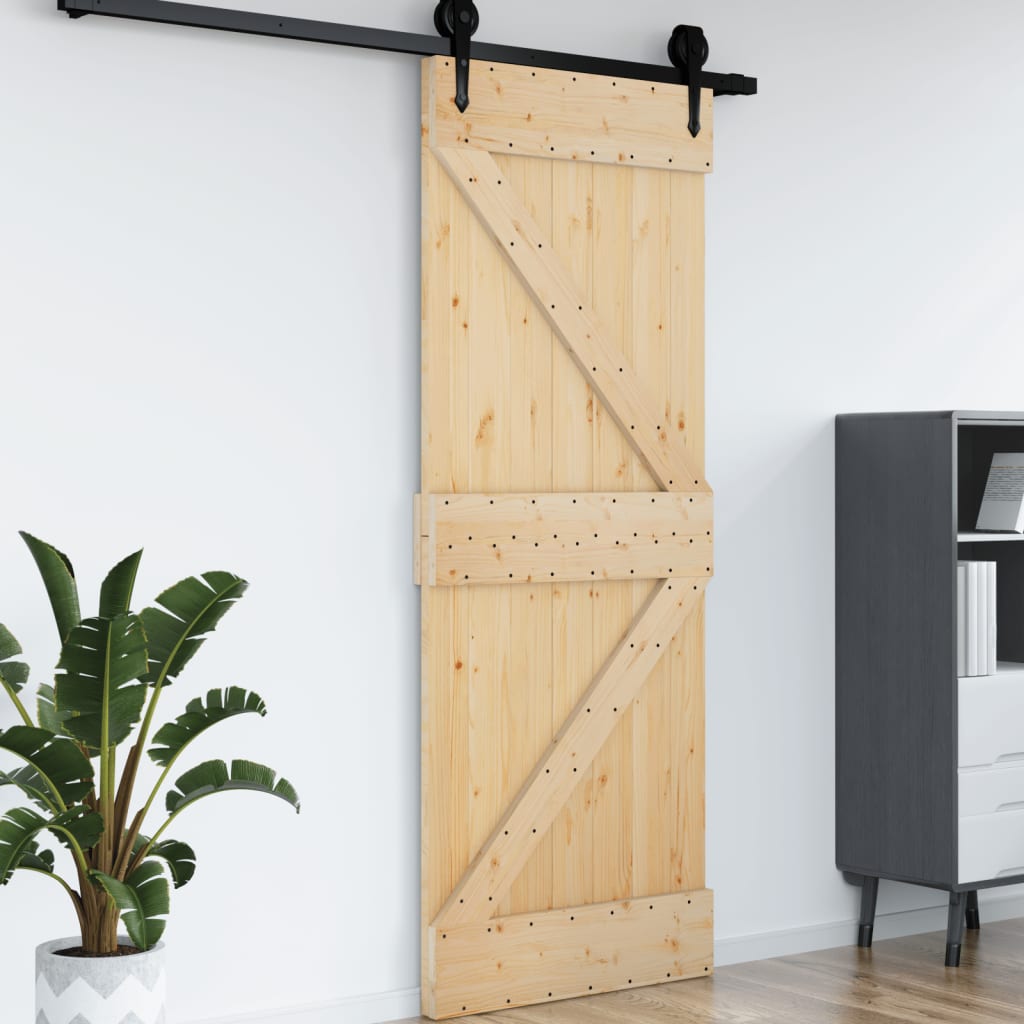 vidaXL Door NARVIK 95x210 cm Solid Wood Pine