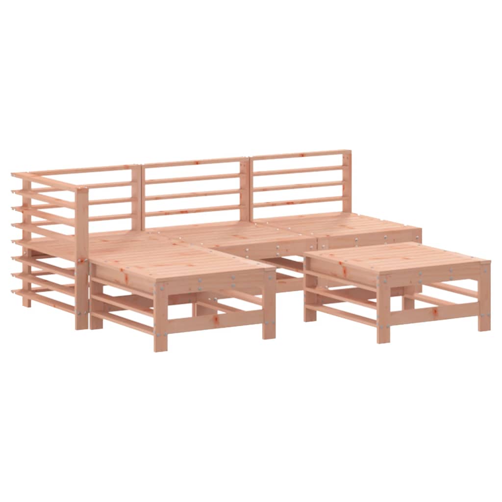 vidaXL 5 Piece Garden Lounge Set Solid Wood Douglas