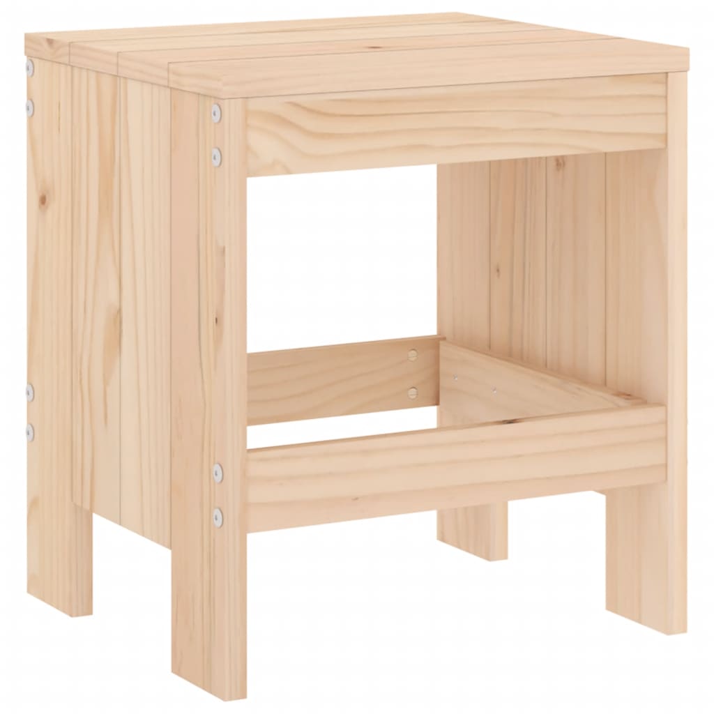 vidaXL Garden Stools 2 pcs 40x36x45 cm Solid Wood Pine