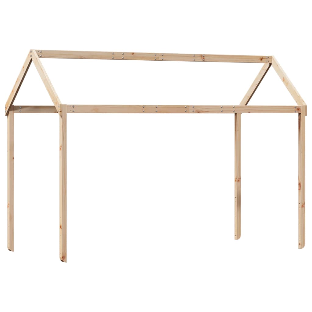 vidaXL Kids' Bed Roof 207x80.5x151.5 cm Solid Wood Pine