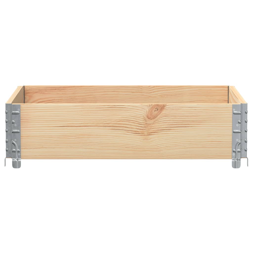 vidaXL Garden Planter 80x60 cm Solid Pine Wood