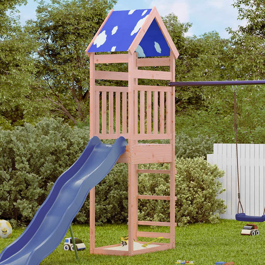 vidaXL Play Tower 85x52.5x265 cm Solid Wood Douglas Fir