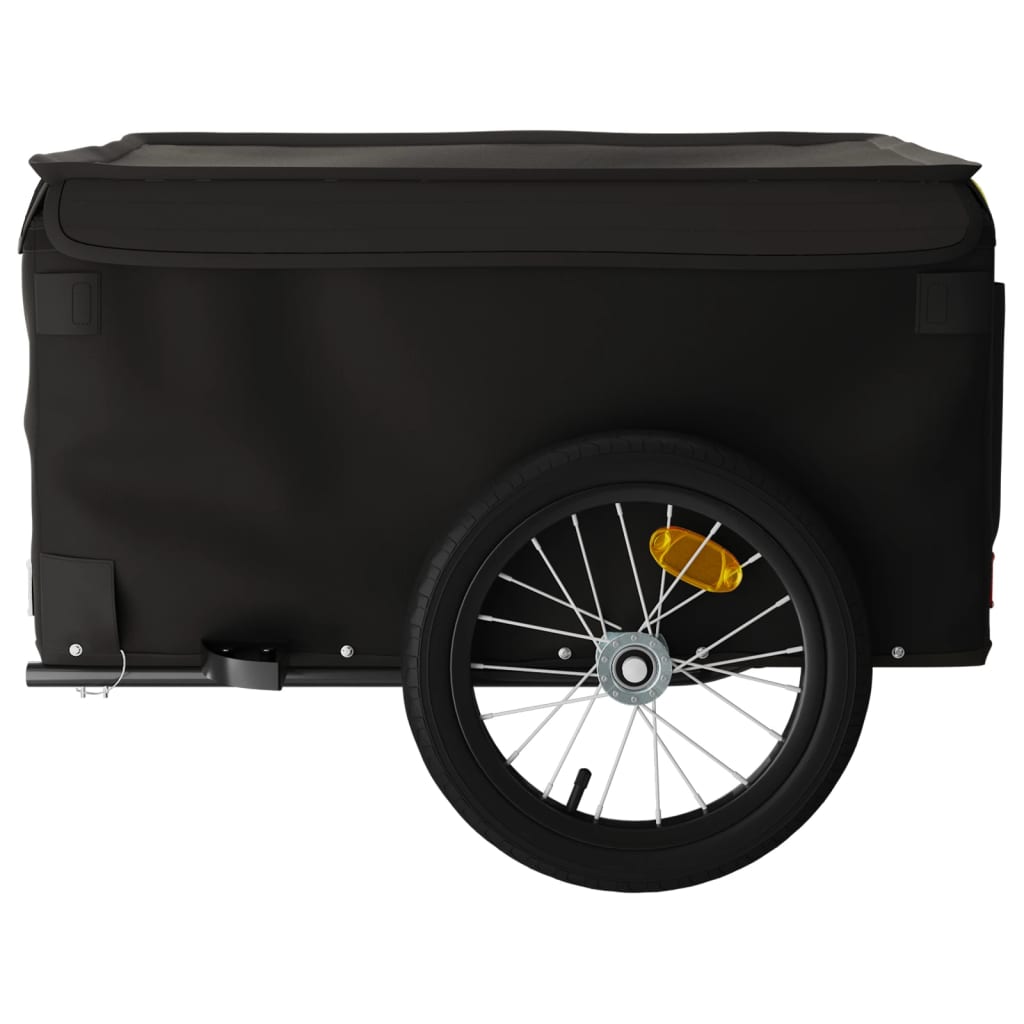 vidaXL Bike Trailer Black 45 kg Iron