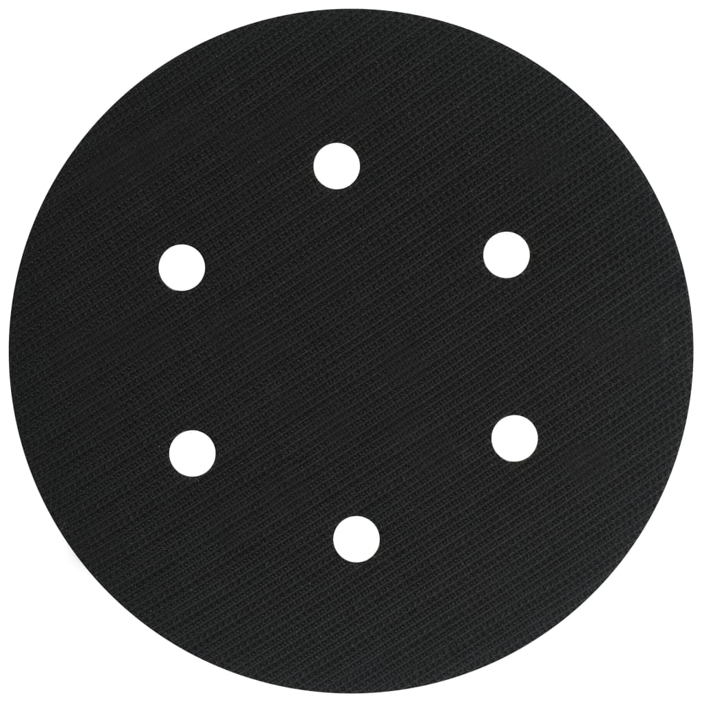 vidaXL Sanding Pads with 6 Holes 3 pcs 15 cm