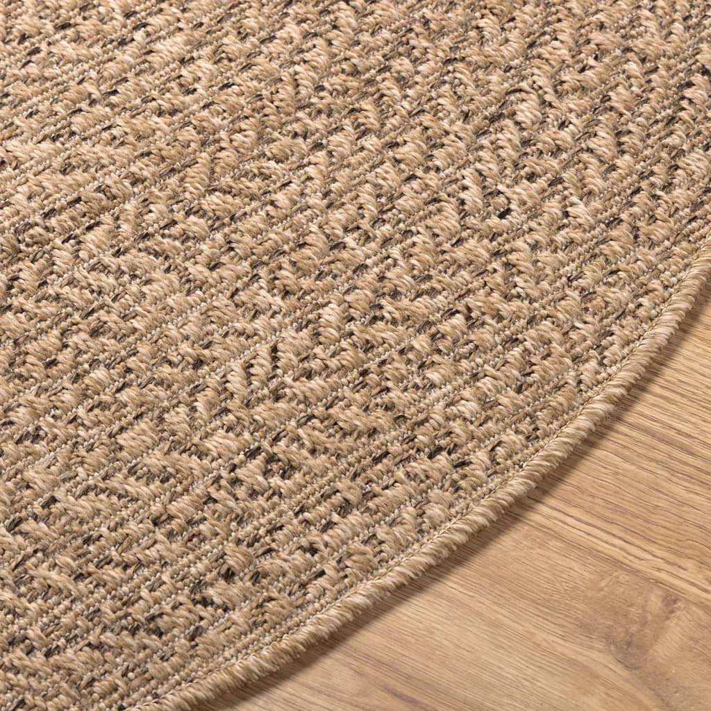 vidaXL Rug ZIZUR 120 cm Jute Look Indoor and Outdoor