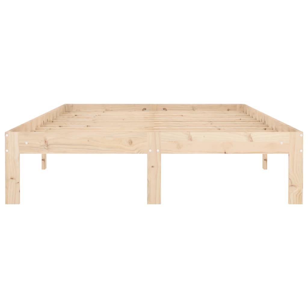 vidaXL Bed Frame without Mattress Solid Wood Pine 120x200 cm