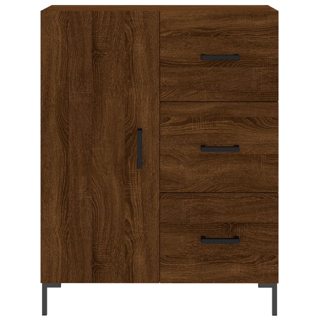 vidaXL Sideboard Brown Oak 69.5x34x90 cm Engineered Wood