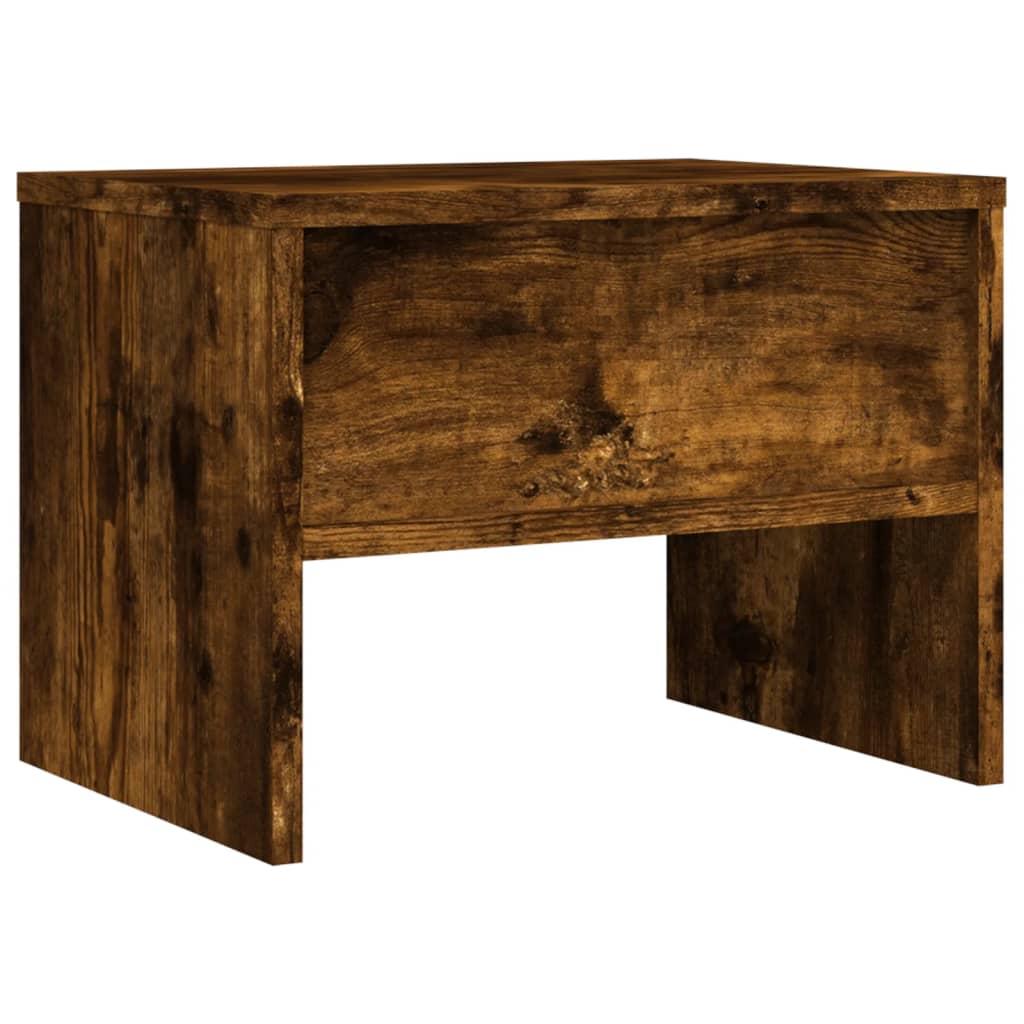 vidaXL Bedside Cabinets 2 pcs Smoked Oak 40x30x30 cm Engineered Wood