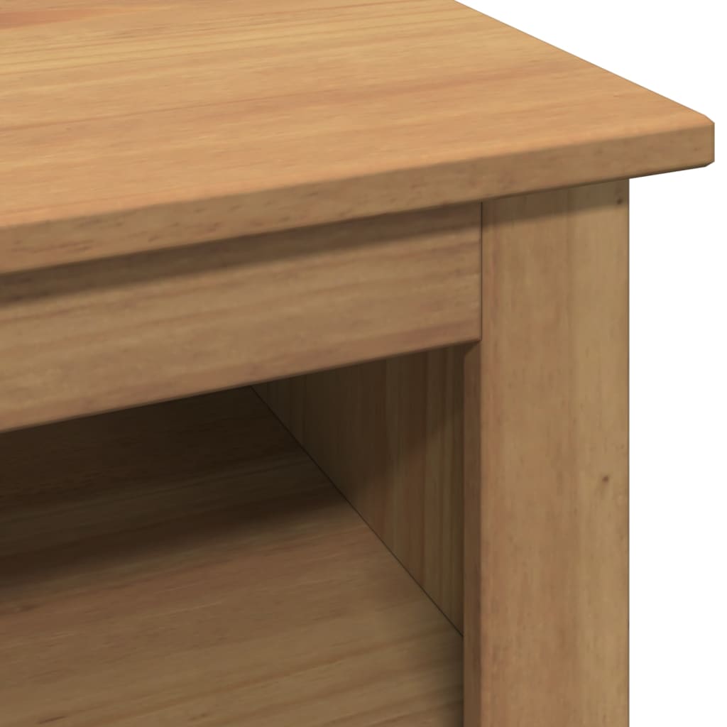 vidaXL Desk Panama 112x45x75 cm Solid Wood Pine