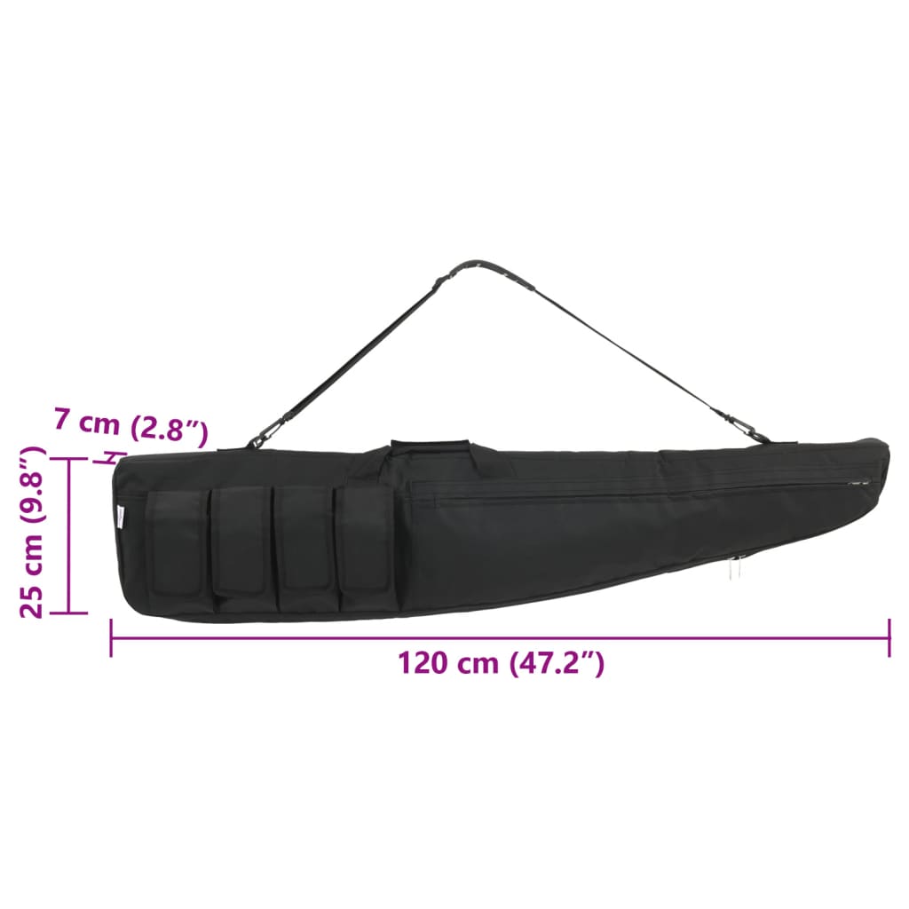 vidaXL Rifle Bag with Shoulder Strap 120 cm Oxford Fabric