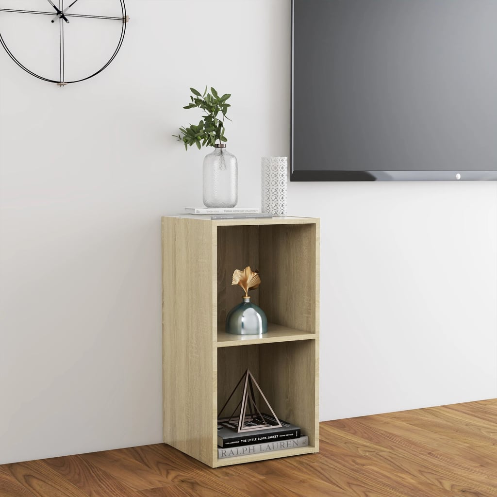 vidaXL TV Cabinet Sonoma Oak 72x35x36.5 cm Engineered Wood