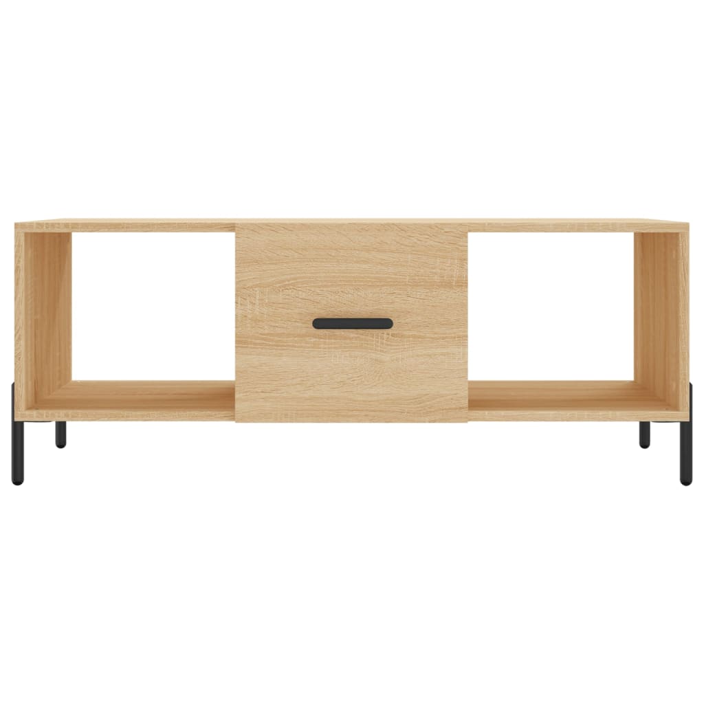 vidaXL Coffee Table Sonoma Oak 102x50x40 cm Engineered Wood