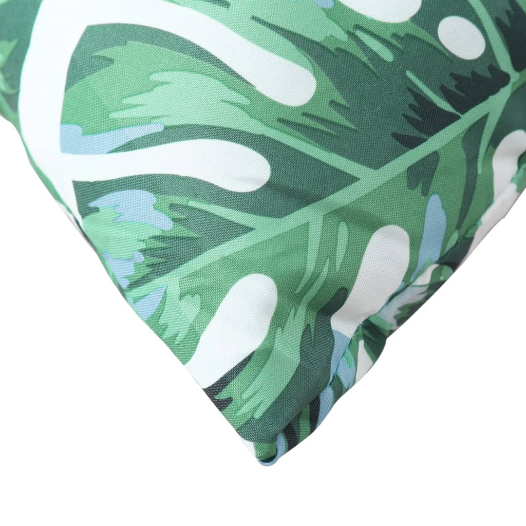 vidaXL Sofa Cushions 4 pcs Leaf Pattern 40x40 cm Fabric