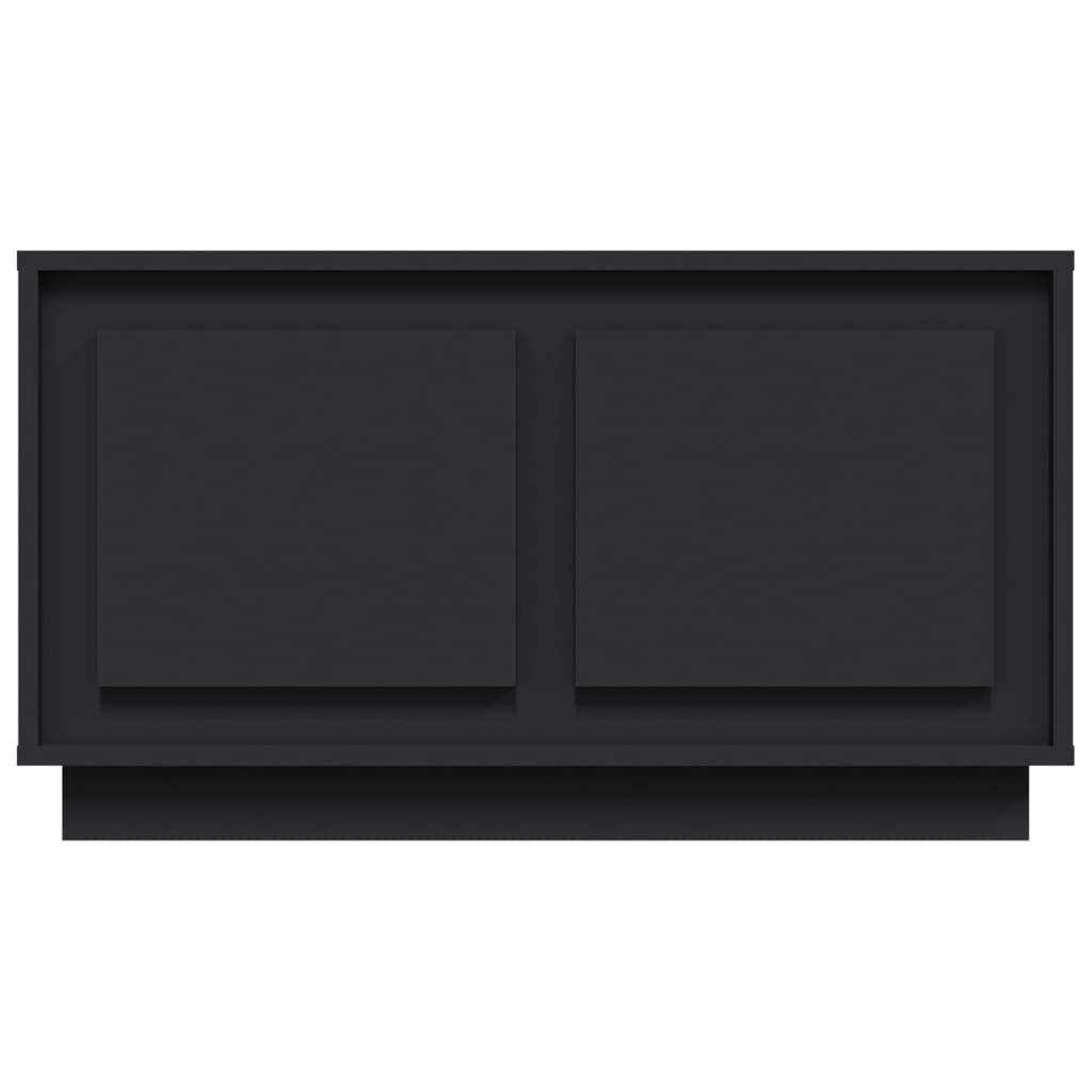 vidaXL TV Cabinet Black 80x35x45 cm Engineered Wood