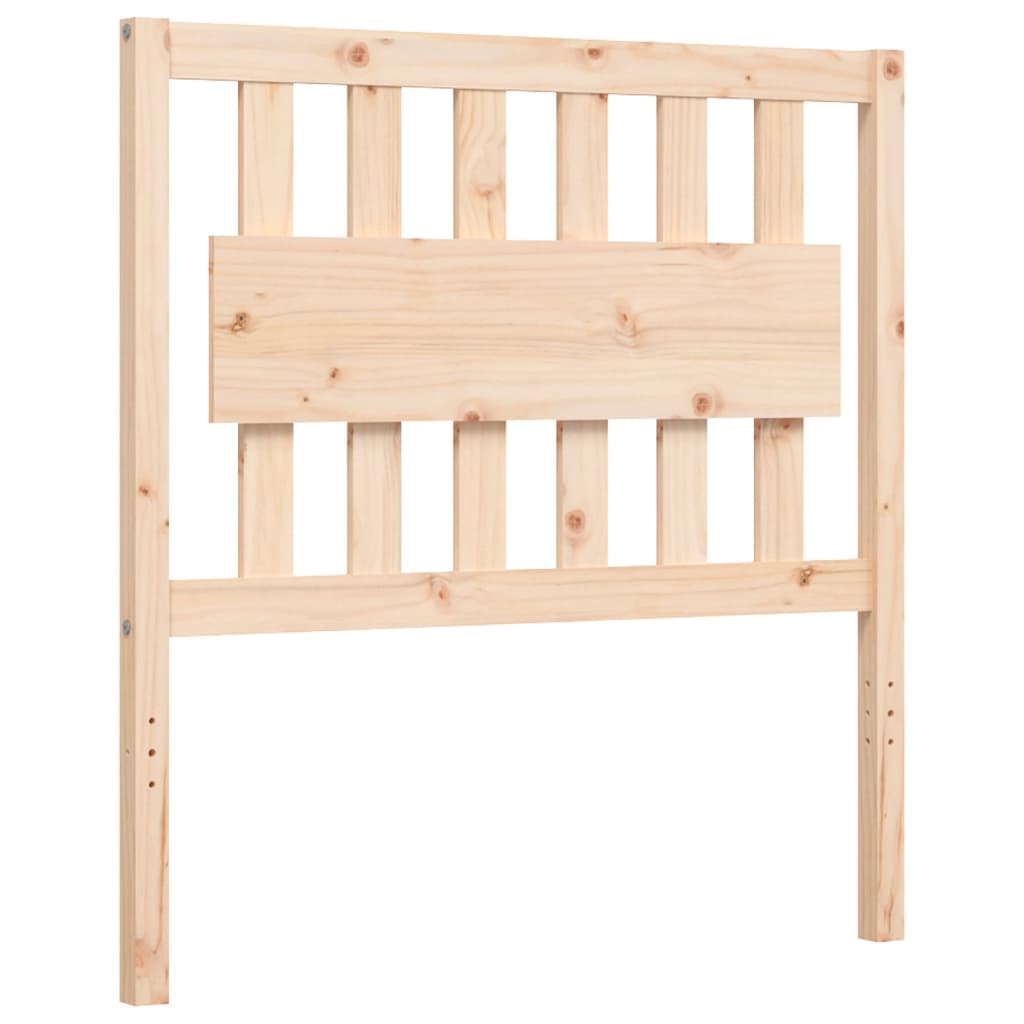 vidaXL Bed Frame without Mattress 90x200 cm Solid Wood