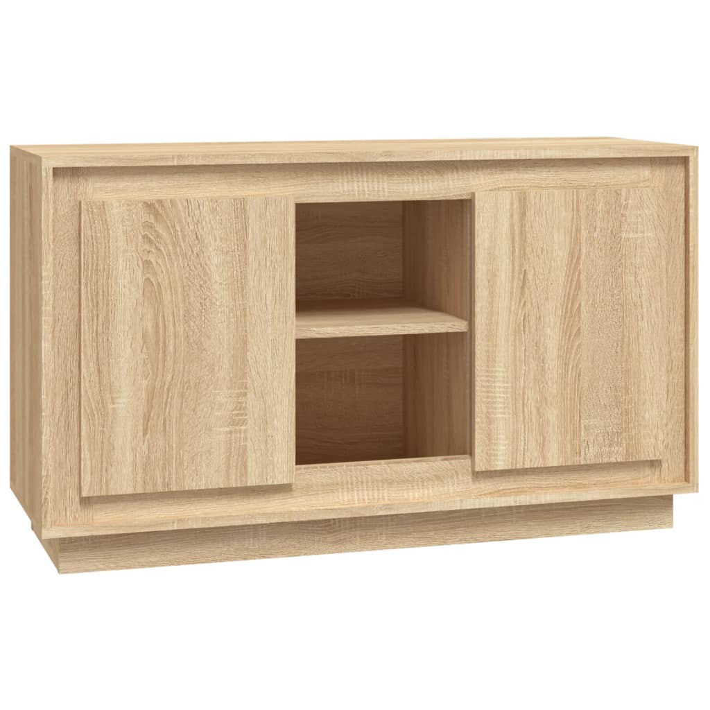 vidaXL Sideboard Sonoma Oak 102x35x60 cm Engineered Wood