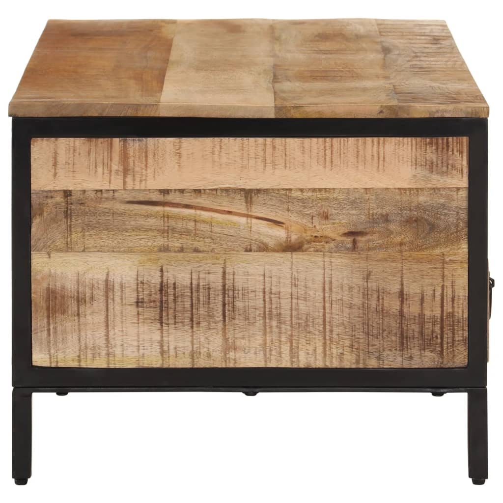 vidaXL Coffee Table 90x50x30 cm Solid Rough Wood Mango