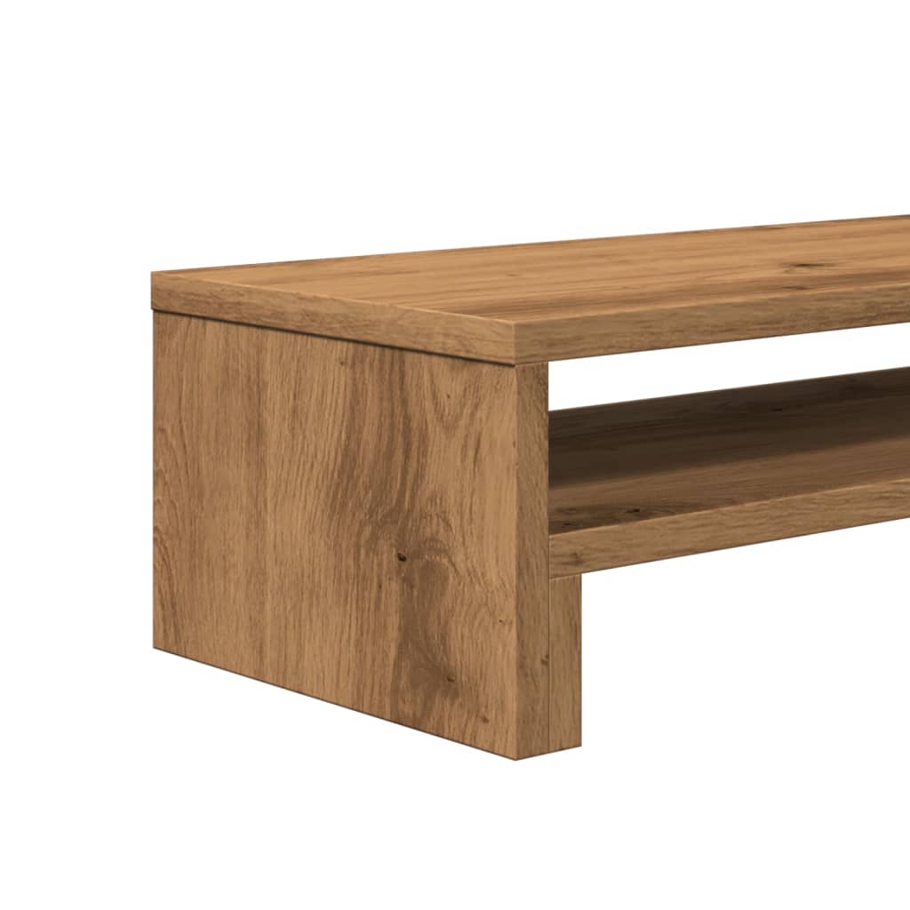 vidaXL Monitor Stand Artisian Oak 54x22x15 cm Engineered Wood