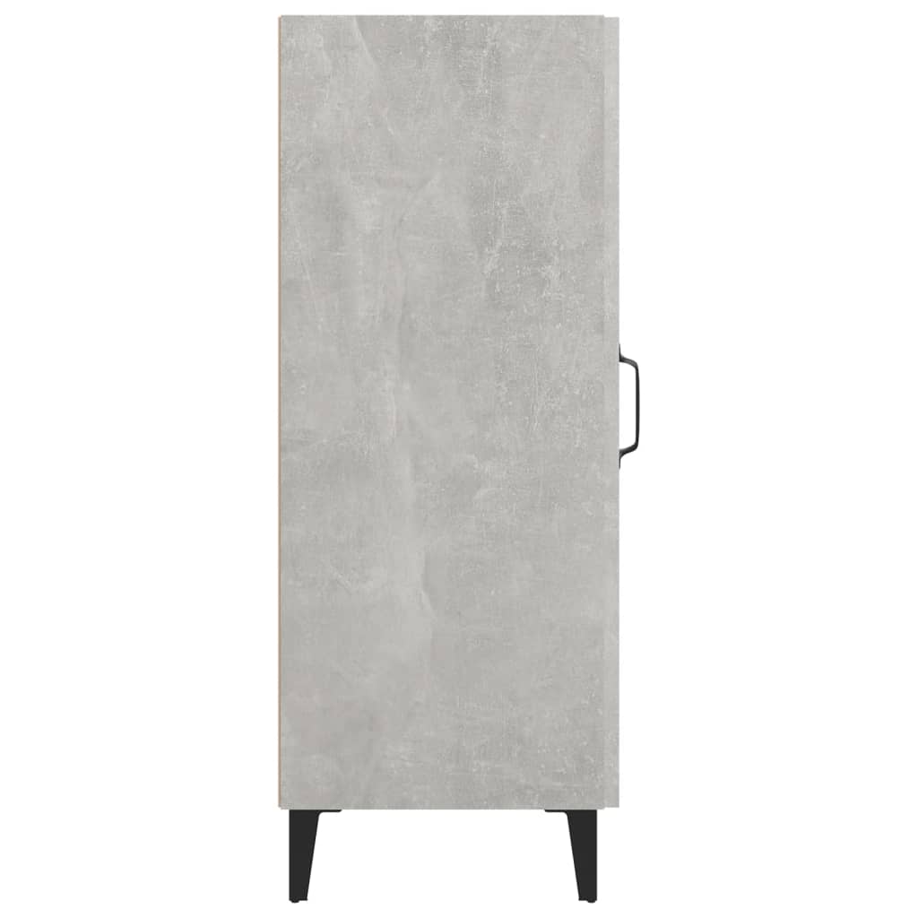 vidaXL Sideboard Concrete Grey 34.5x34x90 cm Engineered Wood