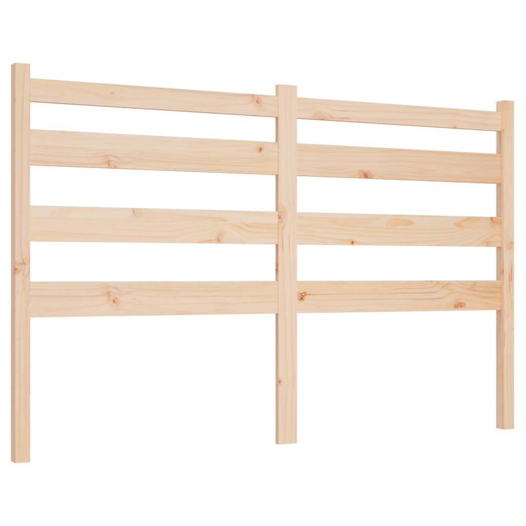 vidaXL Bed Headboard 146x4x100 cm Solid Wood Pine