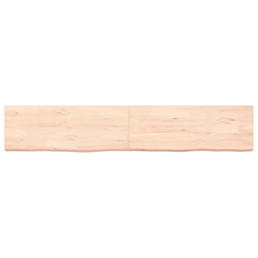 vidaXL Bathroom Countertop 160x30x(2-6) cm Untreated Solid Wood