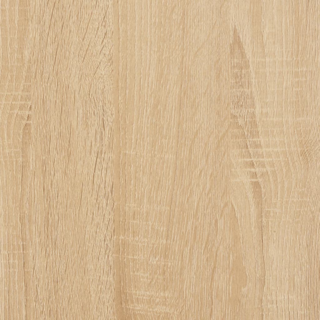 vidaXL 3-Tier Wall Shelf Sonoma Oak 80x21x78.5 cm Engineered Wood