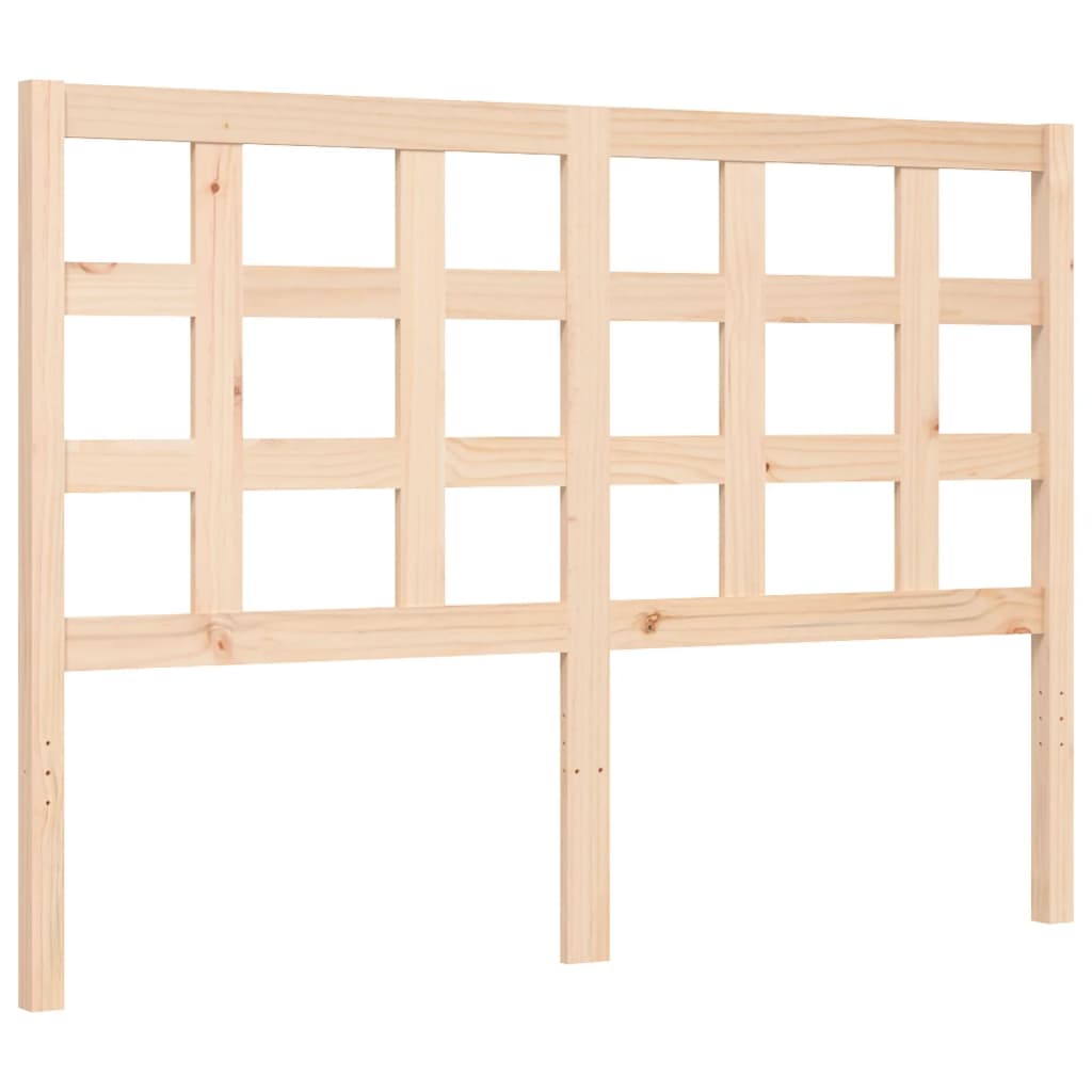 vidaXL Bed Frame without Mattress 140x200 cm Solid Wood Pine