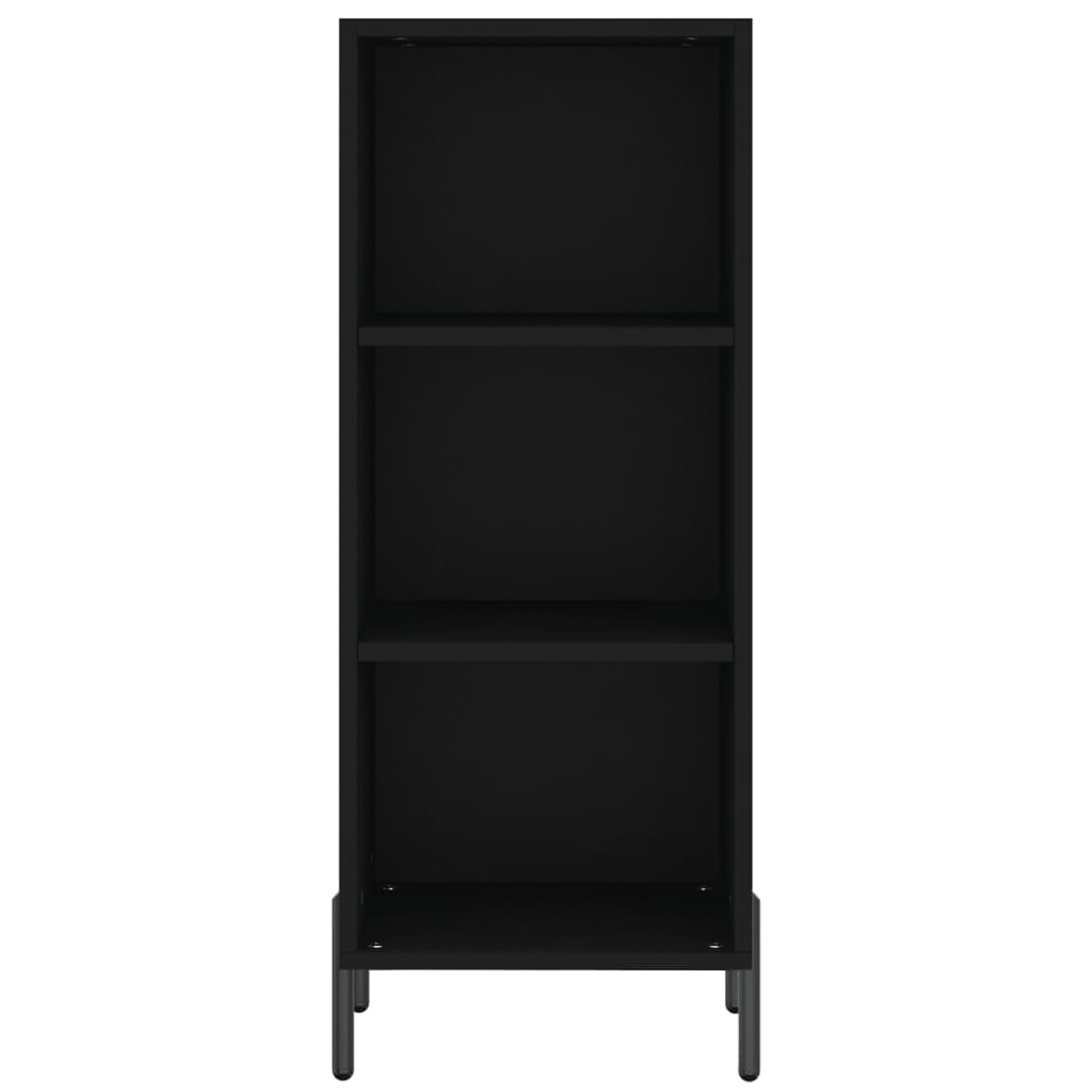 vidaXL Highboard Black 34.5x32.5x180 cm Engineered Wood