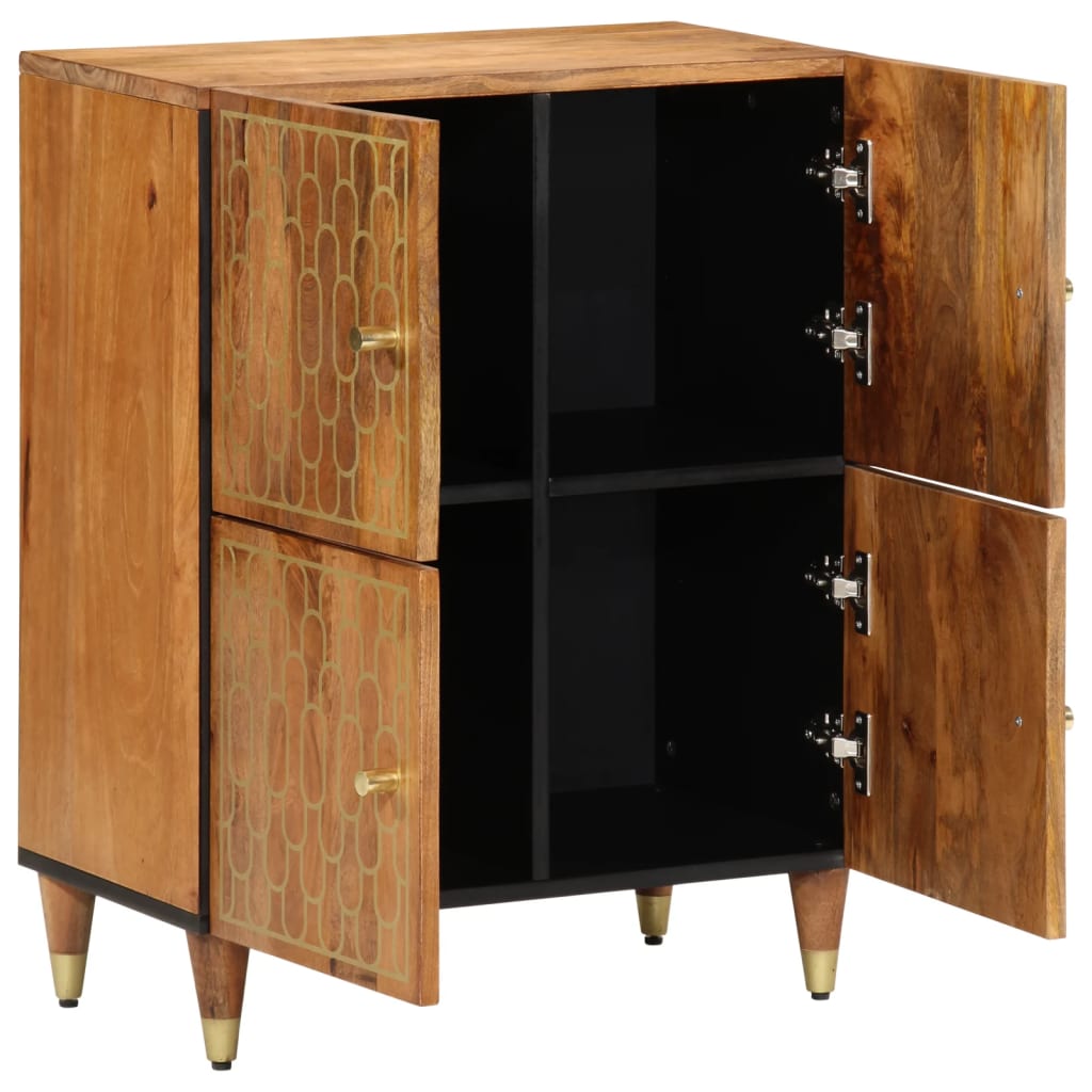 vidaXL Side Cabinet 60x33x75 cm Solid Wood Mango