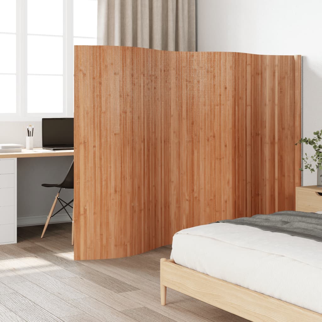 vidaXL Room Divider Natural 165x400 cm Bamboo